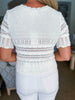 Crochet Crush Top-Off White