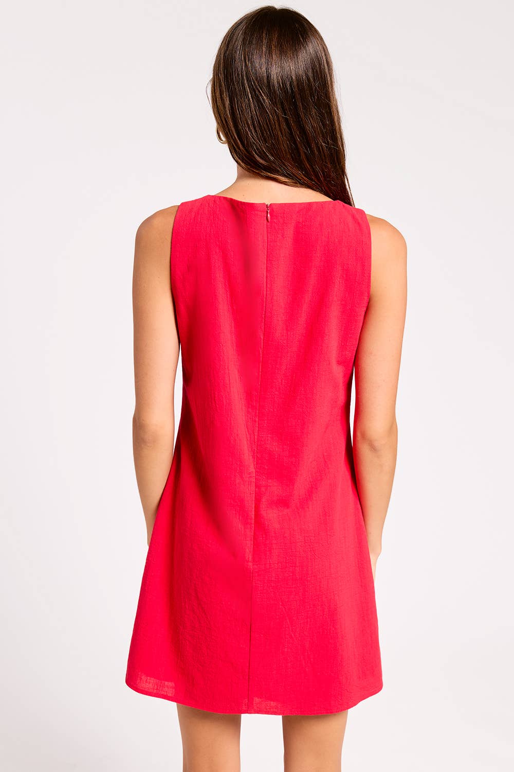 Wavy Pop Shift Dress-Pink