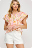 Tropical Day Poplin Top
