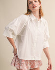 The Sculpt Button Down Top