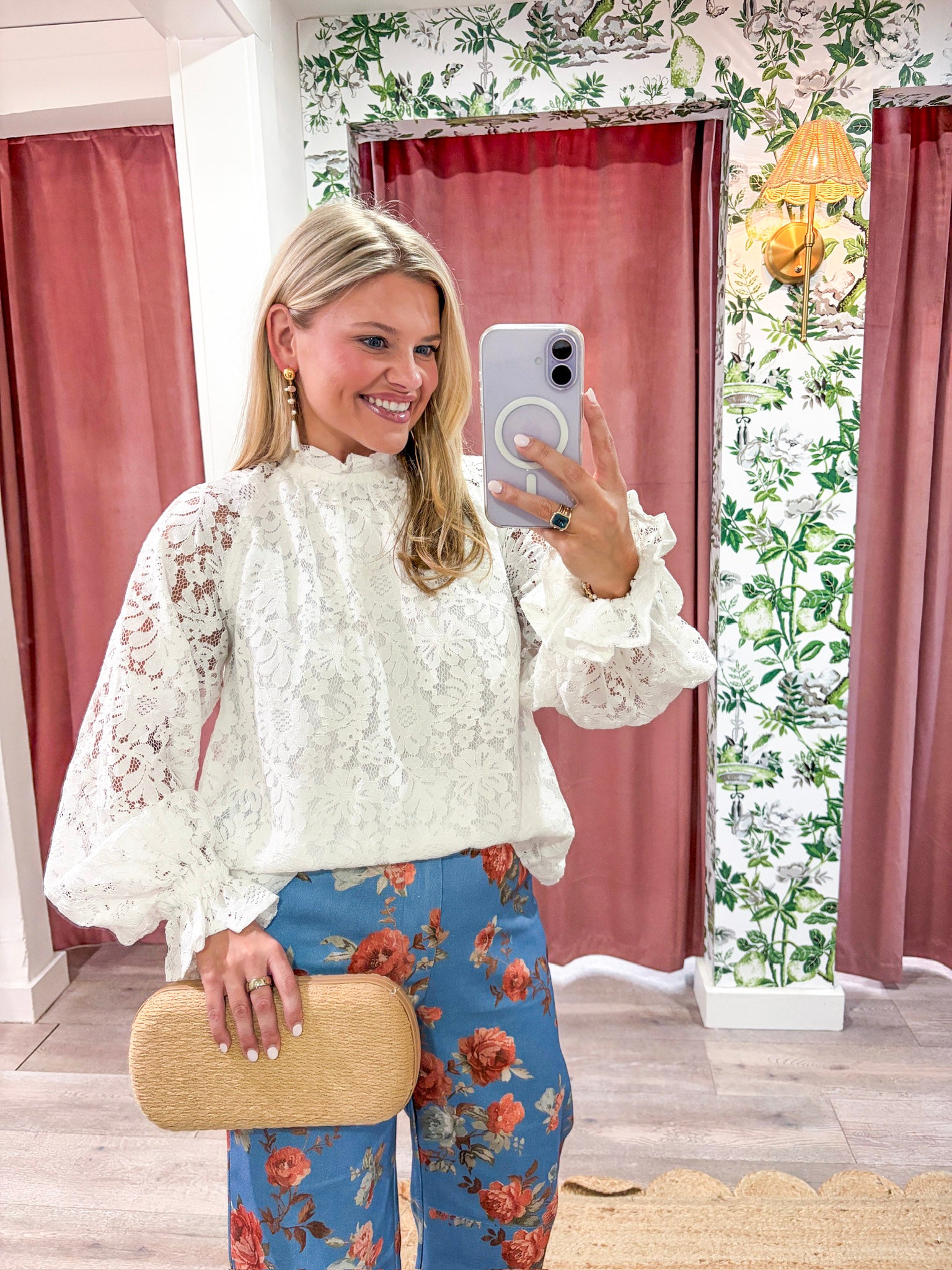Amelie Lace Top