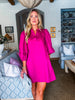 Change of Season Dress-Magenta