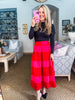 Lolli Striped Midi Skirt