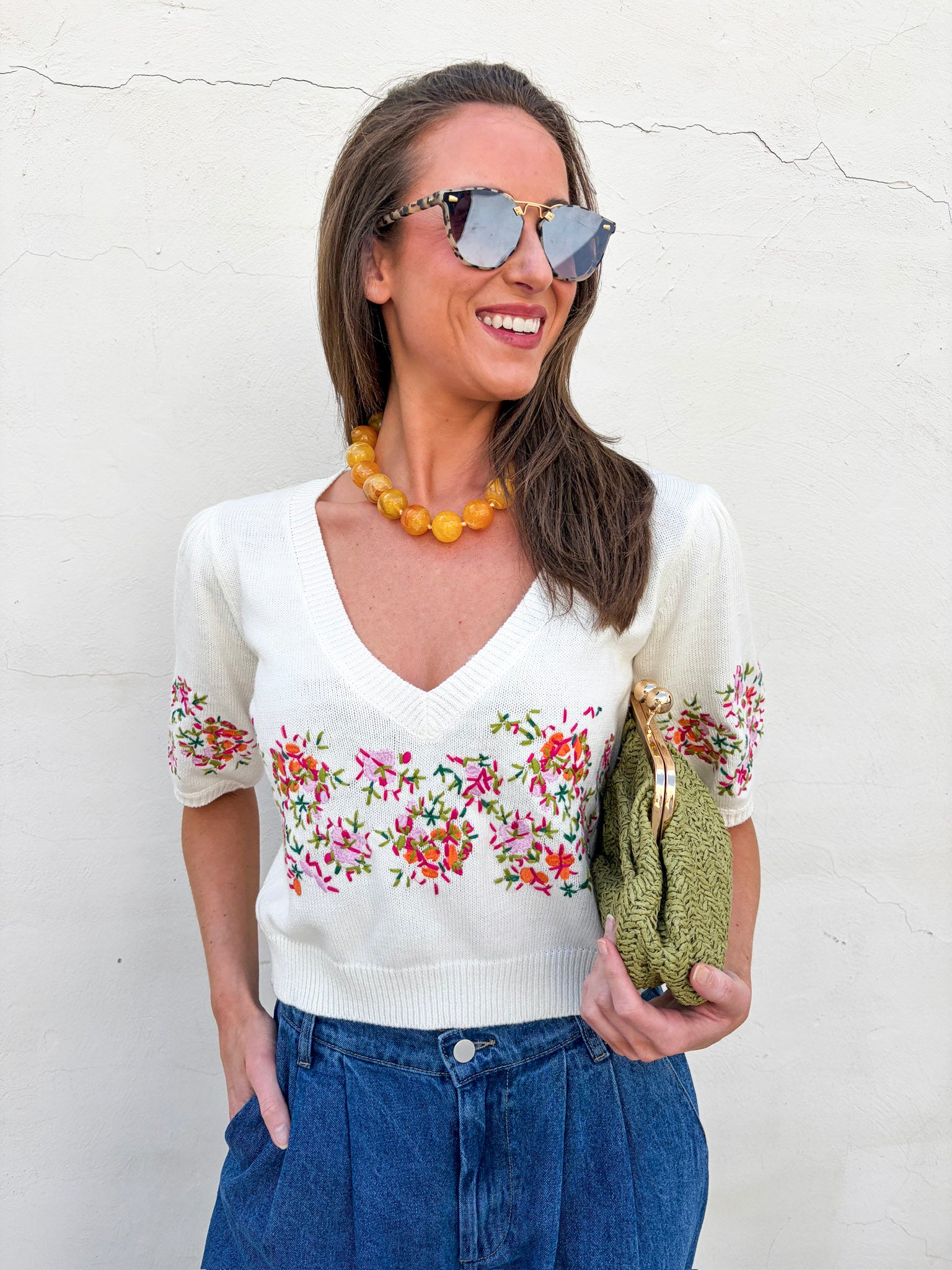 Pretty Little Petals Knit Top