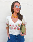 Pretty Little Petals Knit Top