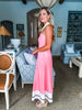 Loft Party Strapless Maxi Dress