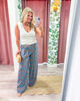 Coastal Canvas Wide Leg Pants