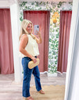 Estelle Pleated Balloon Top-Off White