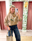 Lakeside Duck Sweater-Latte