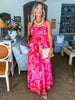 Wild Jungle Print Maxi Dress