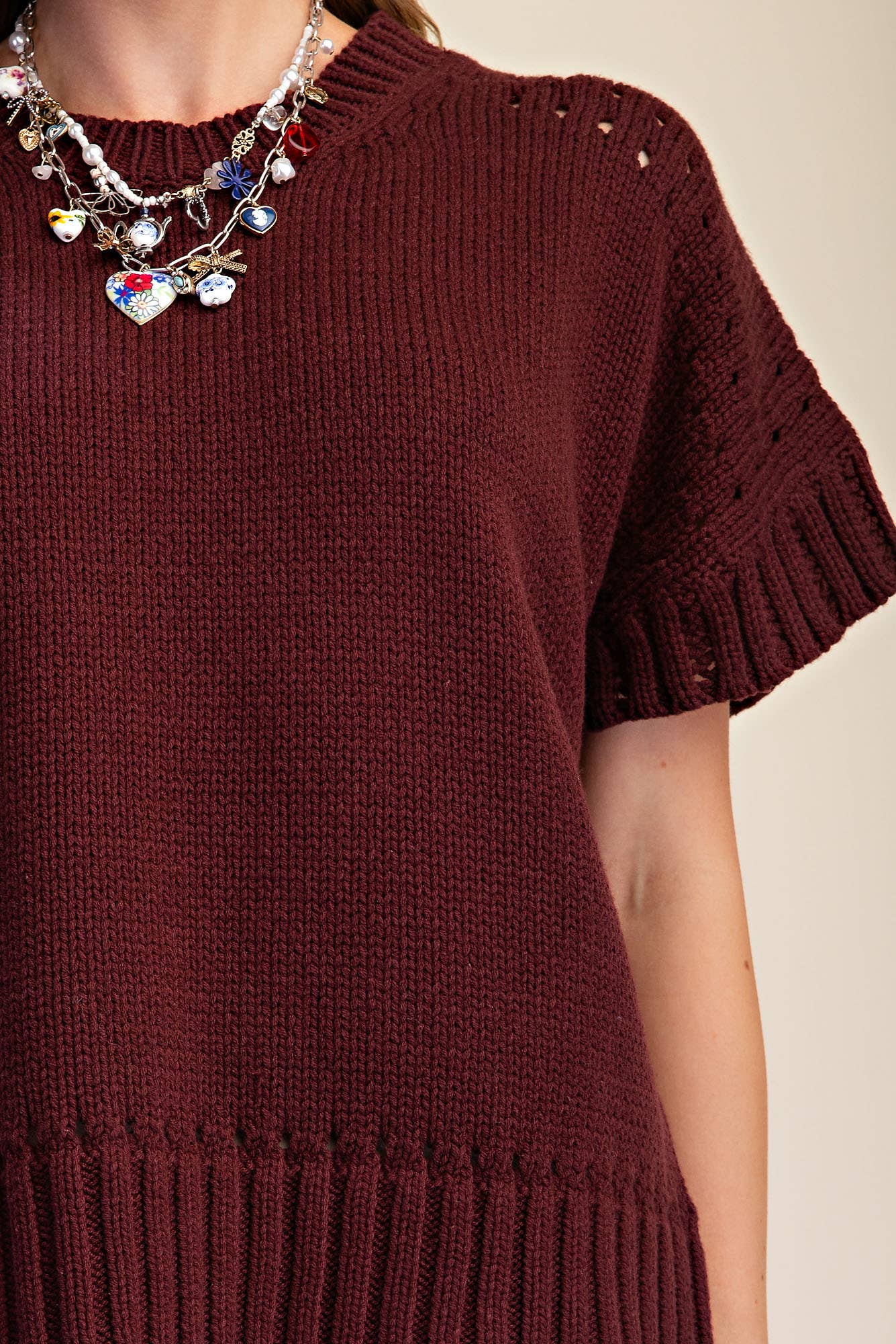 Woodland Charm Sweater-Brown
