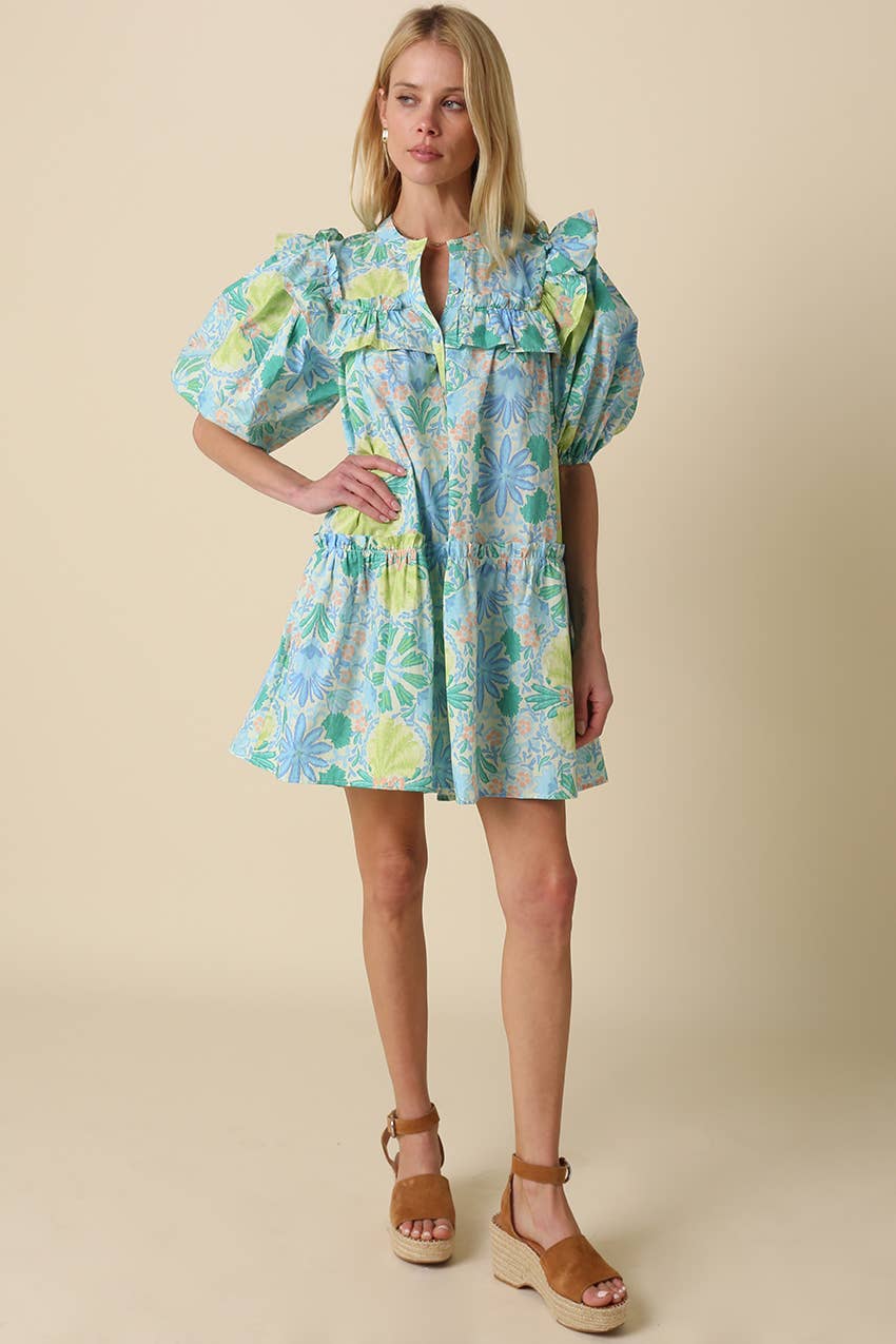 Lilah Floral Mini Dress