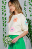 Spring Things Embroidered Sweater