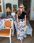 Midnight in Jaipur Midi Skirt