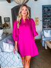 Change of Season Dress-Magenta
