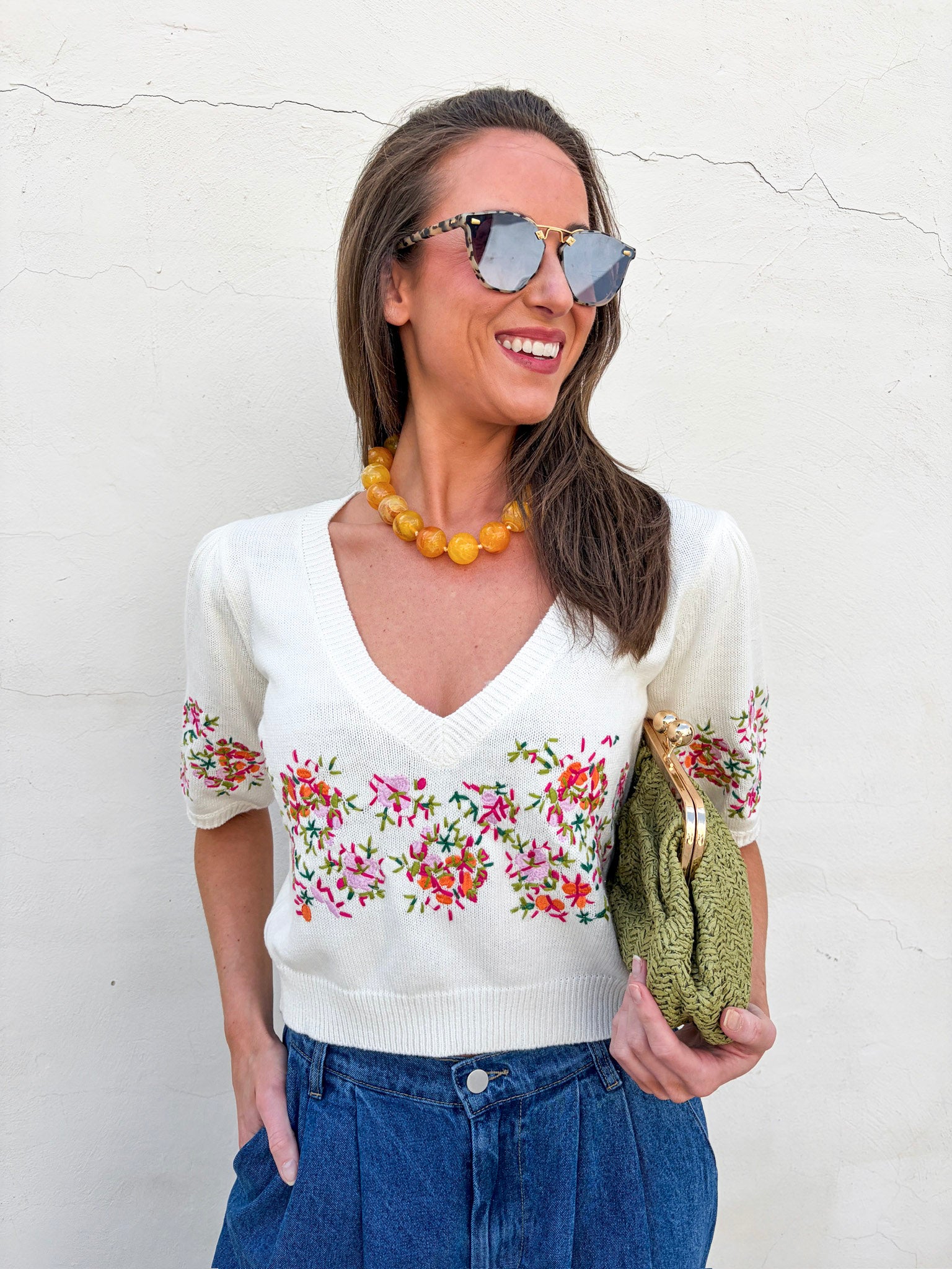Pretty Little Petals Knit Top