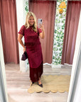 Party Ready Fringe Midi Skirt