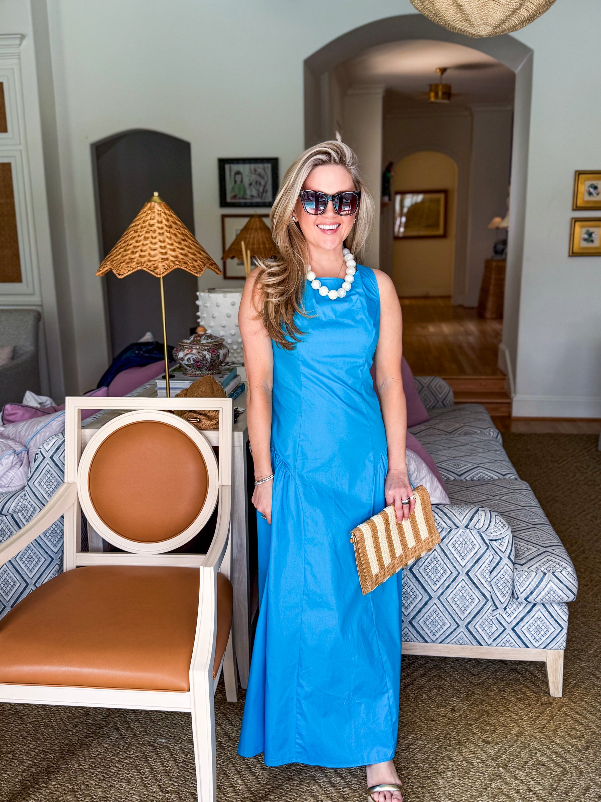 Blue Crush Maxi Dress