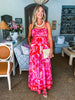 Wild Jungle Print Maxi Dress