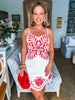 Seaside Stroll Embroidered Dress