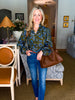 Floral Nellian Ruffle Top