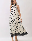 Polka Charm Maxi Dress