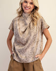 Wild Whisper Draped Top