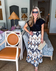 Midnight in Jaipur Midi Skirt