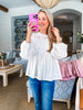 Orchard Picnic Lace Top-Off White