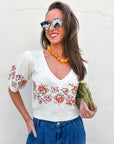 Pretty Little Petals Knit Top