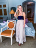Hailey Maxi Dress-Black/Khaki