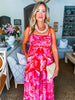 Wild Jungle Print Maxi Dress