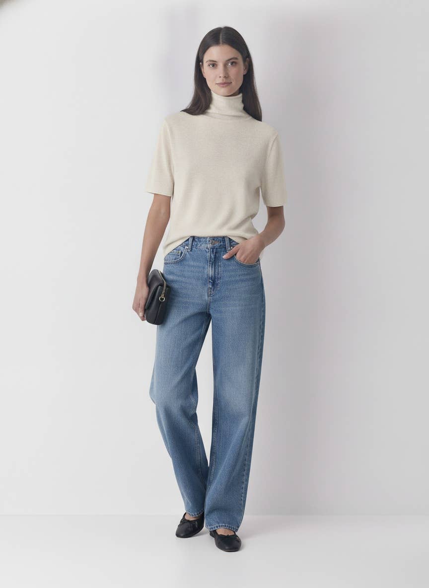 Slow Afternoon Turtleneck Sweater-Oatmeal