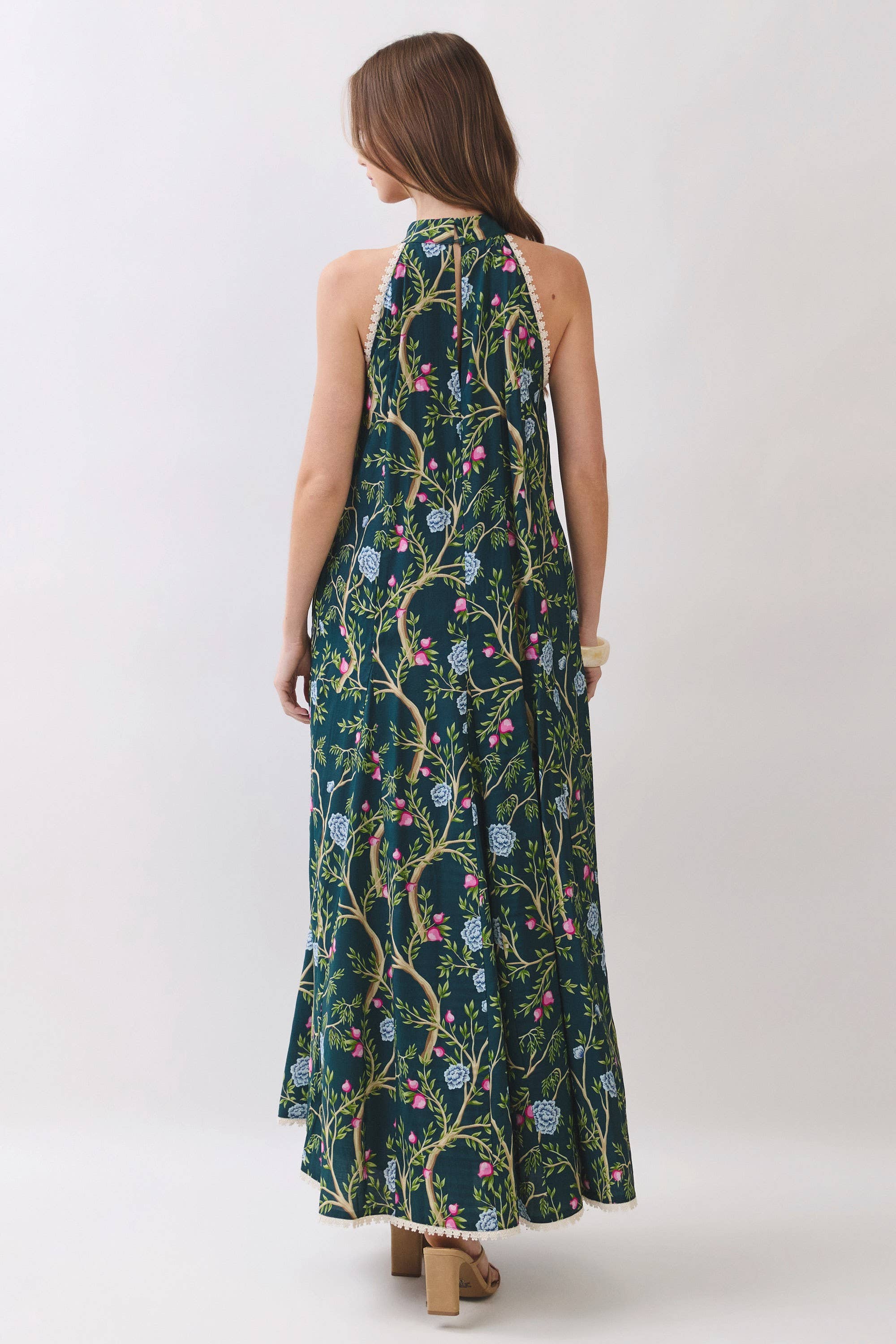 Floral Vine Maxi Dress