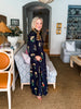 Fall on Fifth Floral Midi Dress