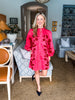 Round Top Rose Mini Dress