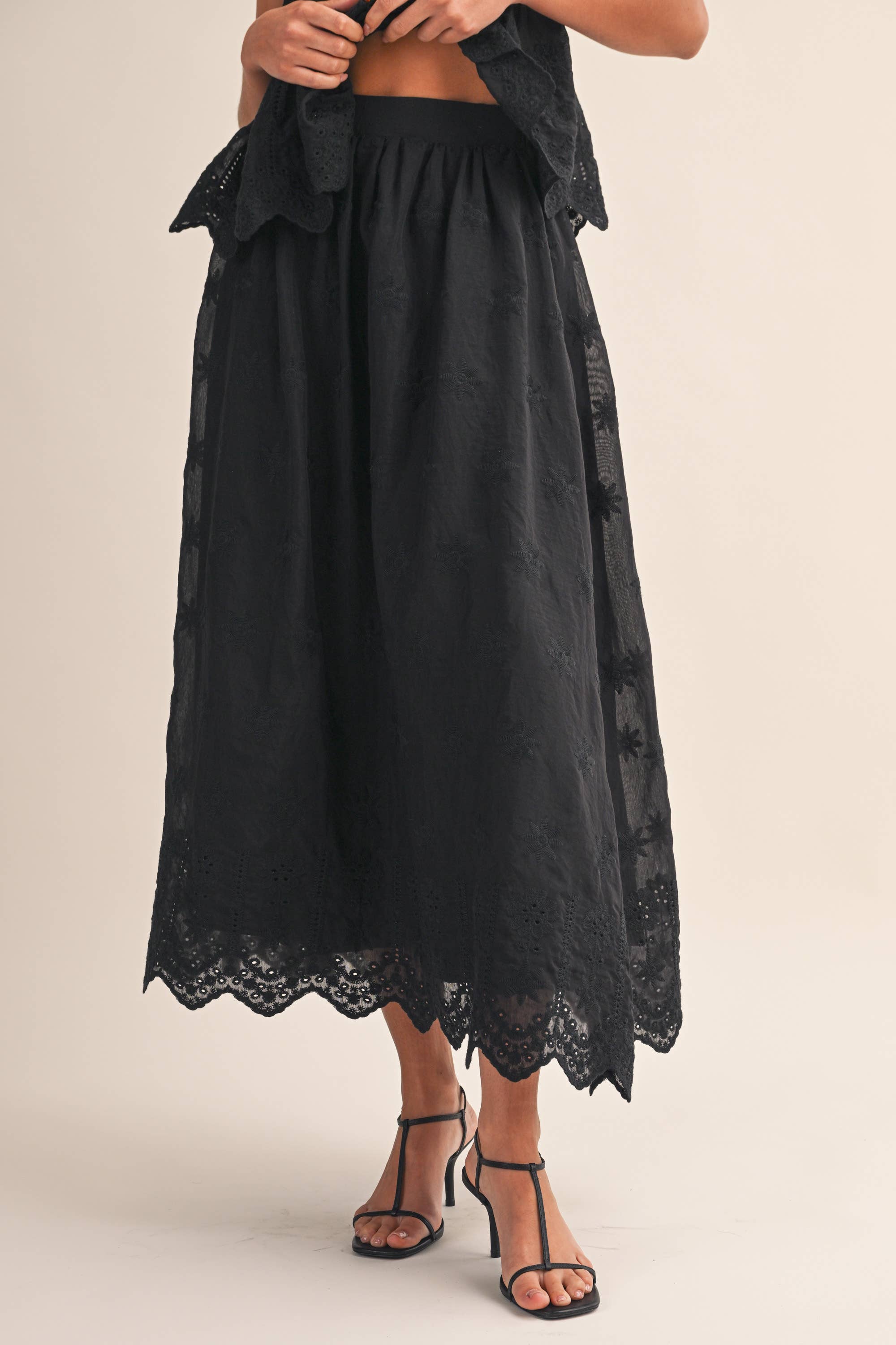 Lady Luck Embroidered Skirt
