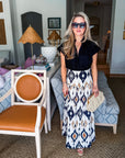 Midnight in Jaipur Midi Skirt