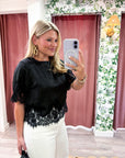 Soft Romance Satin Top