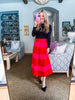 Lolli Striped Midi Skirt