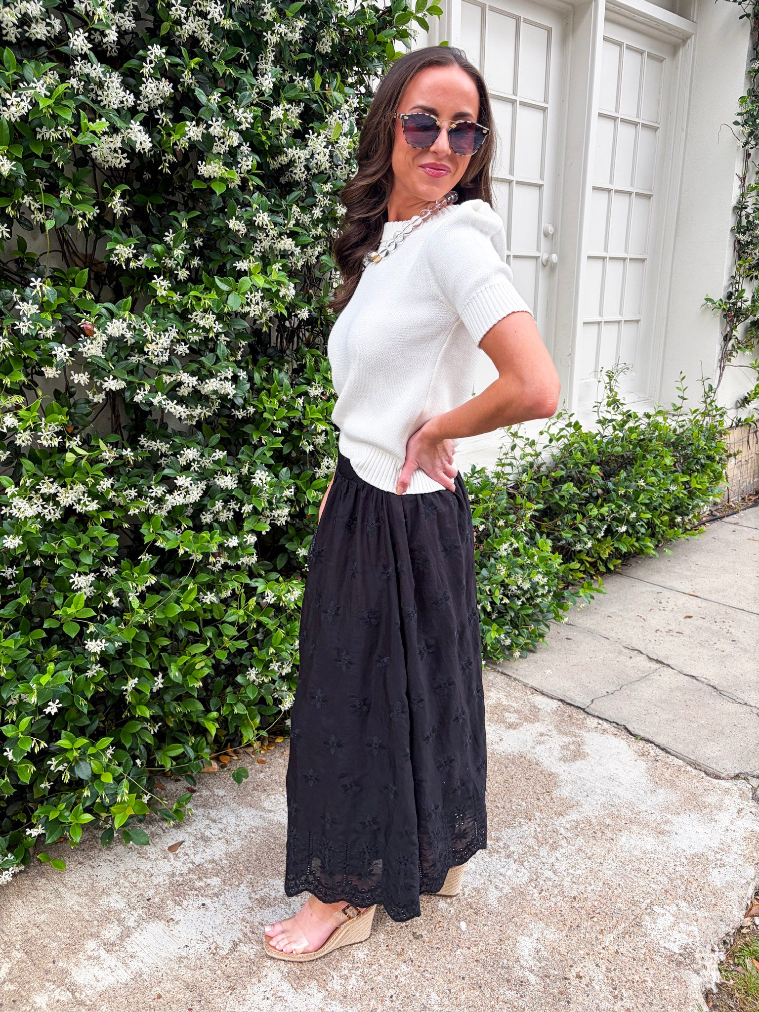 Lady Luck Embroidered Skirt