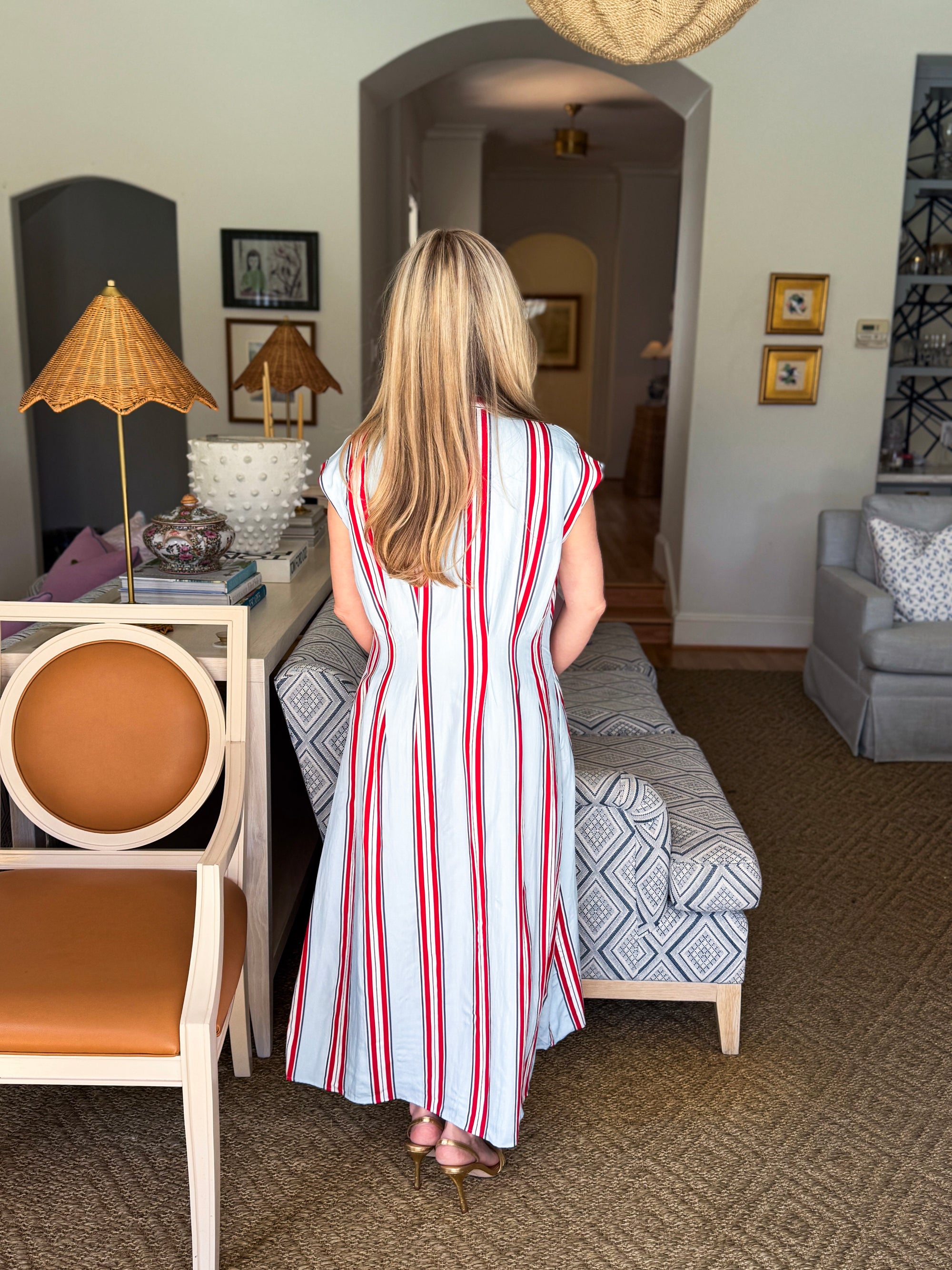 Stars and Stripes Midi Dress