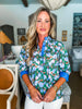 Green Fields Floral Top
