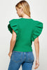 Meet Up Knit Top-Emerald