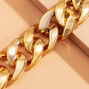 Link Chain Mega Link Necklace- Gold