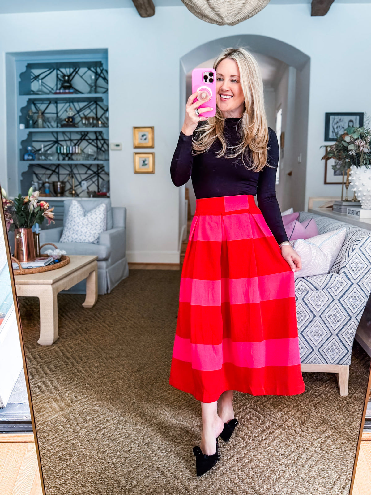 PREORDER: Lolli Striped Midi Skirt