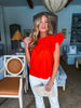 Just My Type Top- Orange