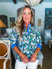 Green Fields Floral Top