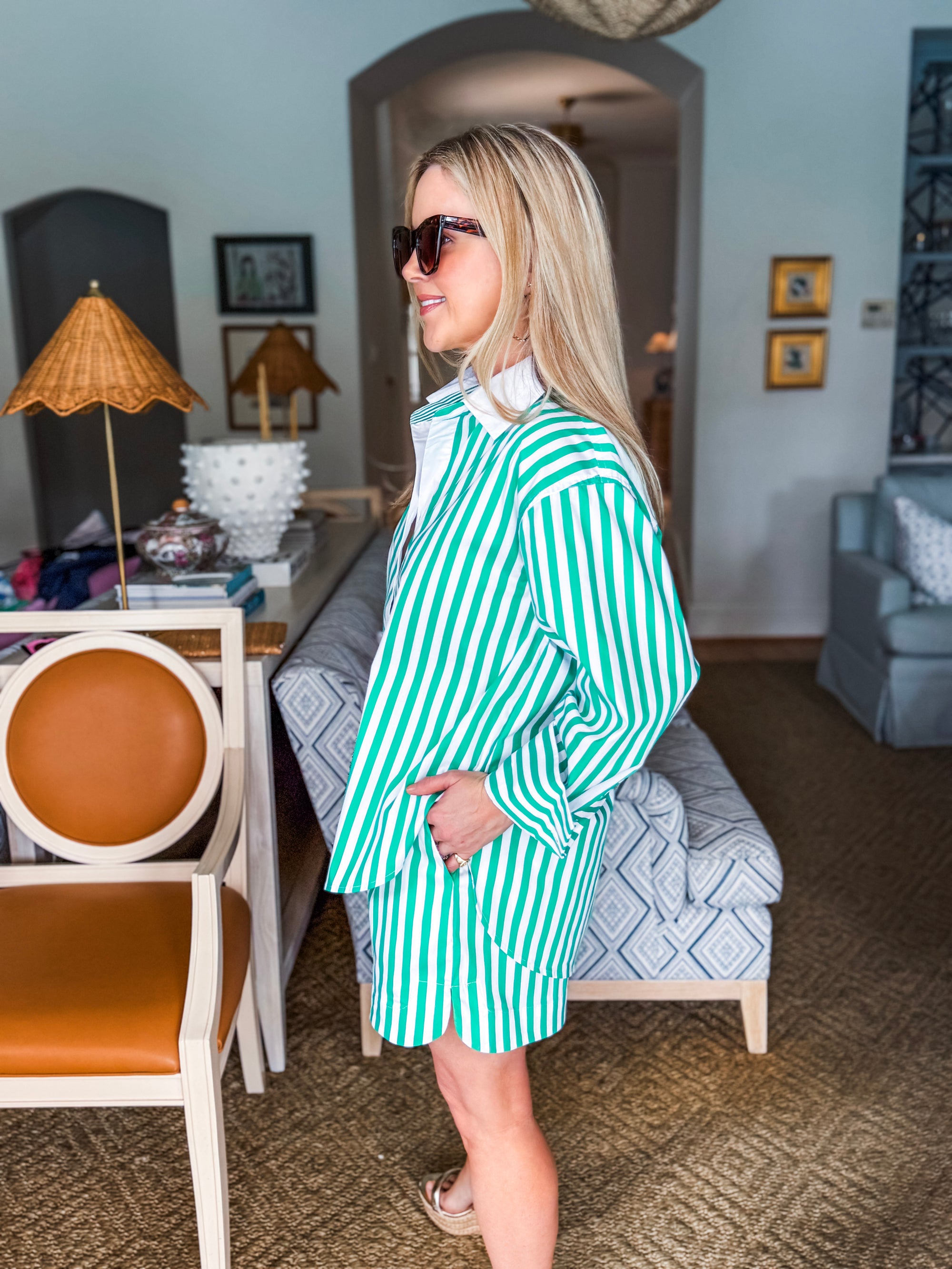 Park Time Striped Short