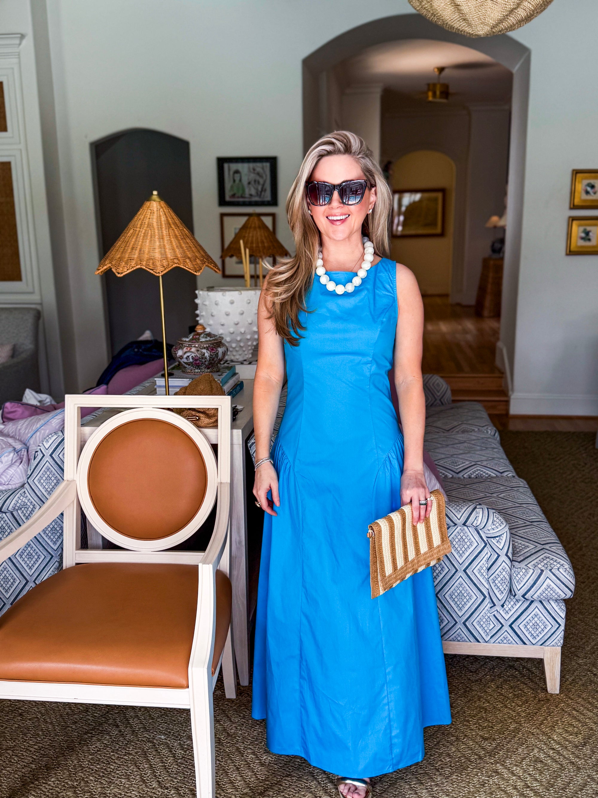 Blue Crush Maxi Dress